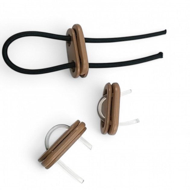 Metal Stopper Two Hole 5.5 mm - 0,22" Hole Diameter Stylish and Aesthetic Model - Zamak Stopper CGT0005