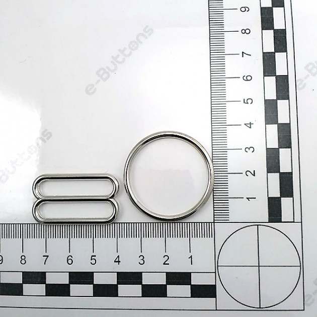 Ring and Strap Adjustment Buckle 3 cm Set of 2 CGT003121