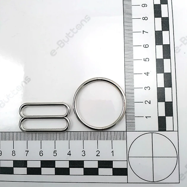 Ring and Strap Adjustment Buckle 3 cm Set of 2 CGT003121