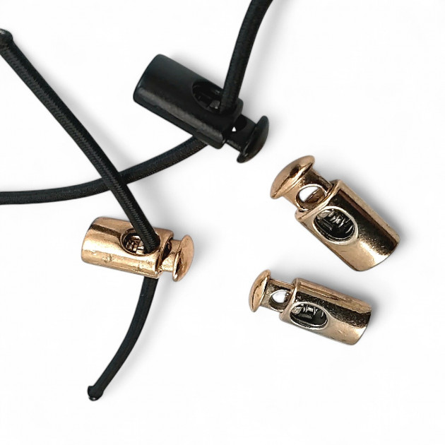 Small Flat Metal Stopper Single Hole 3.5 mm Hole Diameter Top Press Model - Zamak Stopper CGT0033