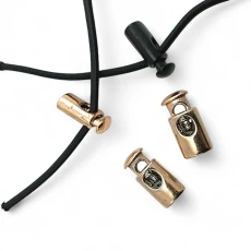 Small Flat Metal Stopper Single Hole 3.5 mm Hole Diameter Top Press Model - Zamak Stopper CGT0033