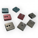 Cube Sewable Lace End Entry - Cord End Sewing 10,5 mm x 3 mm CGT0034