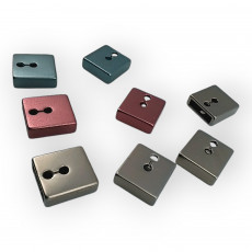 Cube Sewable Lace End Entry - Cord End Sewing 10,5 mm x 3 mm CGT0034