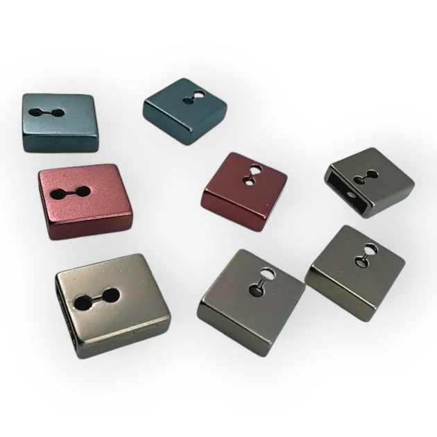 Cube Sewable Lace End Entry - Cord End Sewing 10,5 mm x 3 mm CGT0034