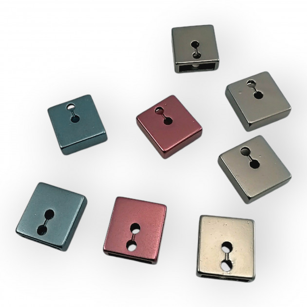 Cube Sewable Lace End Entry - Cord End Sewing 10,5 mm x 3 mm CGT0034