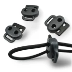 Metal Stopper with Two Holes Handle 4 mm Hole Diameter Stopper - Top Press - Bottom Bridge CGT0036