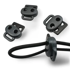 İki Delikli Kulplu Metal Stoper 4 mm Delik Çaplı Stoper - Üstten Basmalı - Alttan Köprülü CGT0036