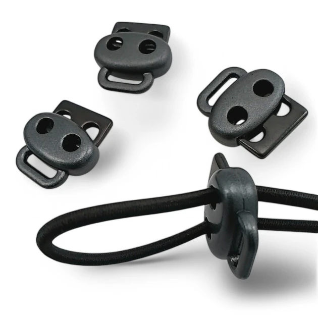 Metal Stopper with Two Holes Handle 4 mm Hole Diameter Stopper - Top Press - Bottom Bridge CGT0036