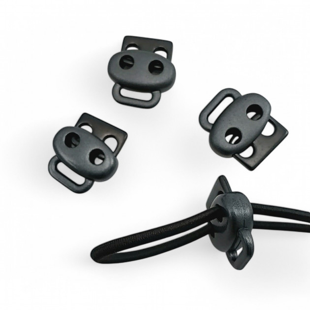 Metal Stopper with Two Holes Handle 4 mm Hole Diameter Stopper - Top Press - Bottom Bridge CGT0036