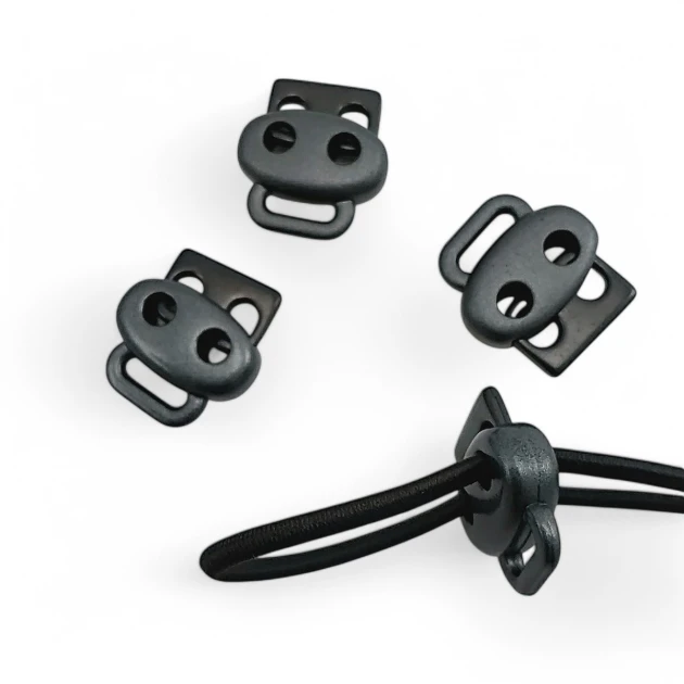 Metal Stopper with Two Holes Handle 4 mm Hole Diameter Stopper - Top Press - Bottom Bridge CGT0036