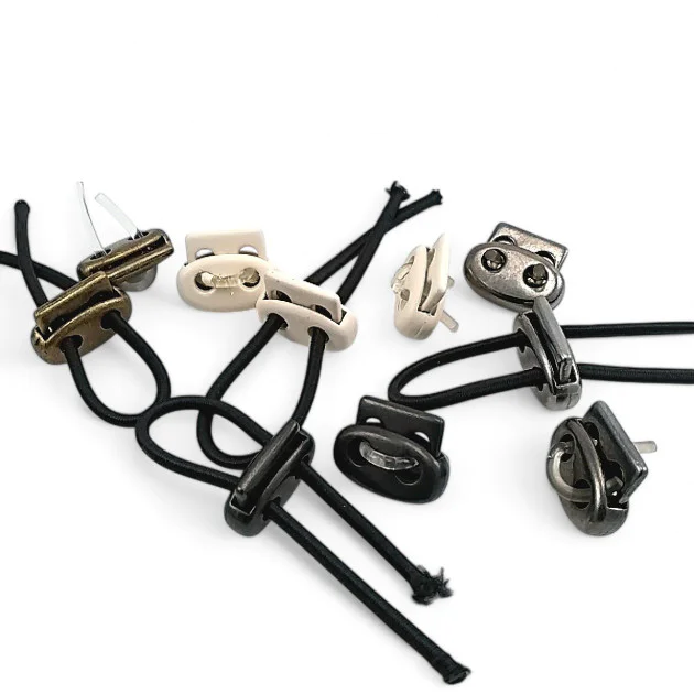 Two Hole Small Oval Metal Stopper 4 mm Hole Diameter Stopper - Top Press CGT0045