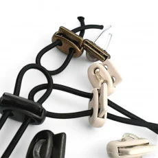 İki Delikli Küçük Oval Metal Stoper 4 mm Delik Çaplı Stoper - Üstten Basmalı CGT0045