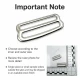 3 cm / 1.18 in Hook Buckle for Barber Cape CGT004962 - Durable metal buckle designed for secure fastening of barber capes
