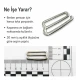 3 cm / 1.18 in Hook Buckle for Barber Cape CGT004962 - Durable metal buckle designed for secure fastening of barber capes