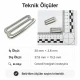 3 cm / 1.18 in Hook Buckle for Barber Cape CGT004962 - Durable metal buckle designed for secure fastening of barber capes