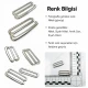 3 cm / 1.18 in Hook Buckle for Barber Cape CGT004962 - Durable metal buckle designed for secure fastening of barber capes