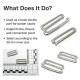 3 cm / 1.18 in Hook Buckle for Barber Cape CGT004962 - Durable metal buckle designed for secure fastening of barber capes