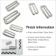 3 cm / 1.18 in Hook Buckle for Barber Cape CGT004962 - Durable metal buckle designed for secure fastening of barber capes