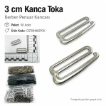 3 cm / 1.18 in Hook Buckle for Barber Cape, 50 Pieces/Pack CGT004962PCK
