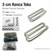 3 cm / 1.18 in Hook Buckle for Barber Cape, 50 Pieces/Pack CGT004962PCK