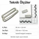 3 cm hook buckle for barber cape, 50 pieces pack, zamak metal construction, strong holding capacity for hairdressing use