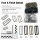 3 cm hook buckle for barber cape, 50 pieces pack, zamak metal construction, strong holding capacity for hairdressing use