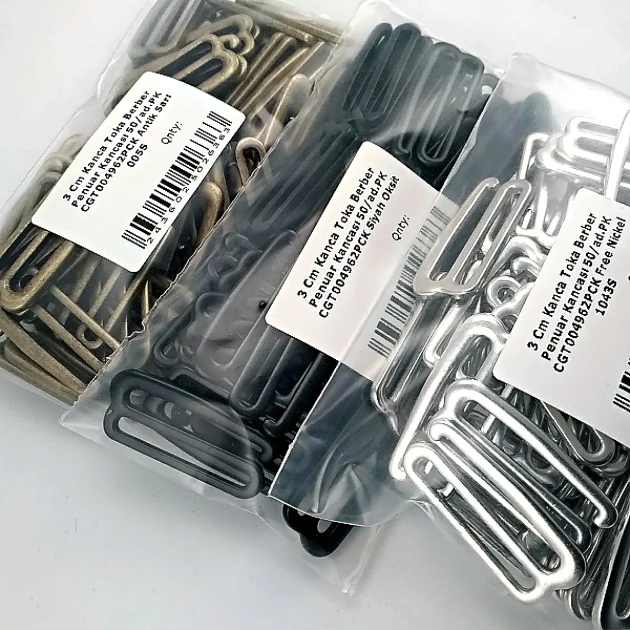 3 cm 1.2" Hook Buckle - Barber's Cape Hook 50 Pieces/Pack CGT004962PCK