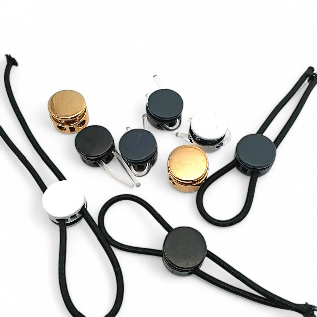 İki Delikli 4 mm Delik Çaplı Mayın Stoper Üstten Basmalı - Küçük Yuvarlak Stoper CGT0070