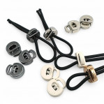 Moon Stopper - Metal Stopper Single Hole 7x3 mm Hole Diameter Top Pressed Semicircular Model CGT0072