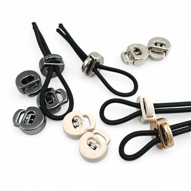 Moon Stopper - Metal Stopper Single Hole 7x3 mm Hole Diameter Top Pressed Semicircular Model CGT0072