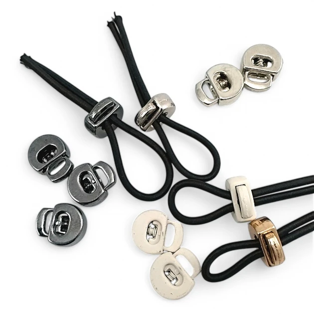 Moon Stopper - Metal Stopper Single Hole 7x3 mm Hole Diameter Top Pressed Semicircular Model CGT0072