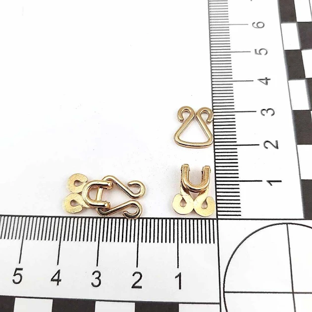 Hook and Eye Buckle 7,5 mm Frog Fasteners E 1762