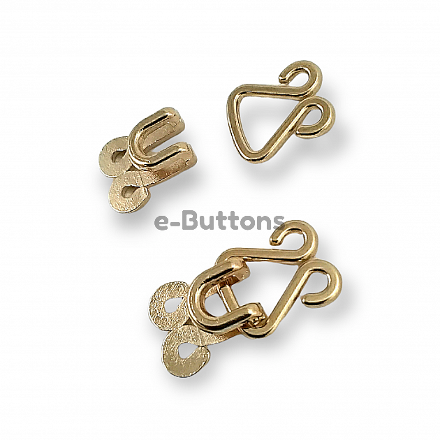 Hook and Eye Buckle 7,5 mm Frog Fasteners E 1762