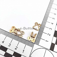 Hook and Eye Buckle 7,5 mm Frog Fasteners E 1762