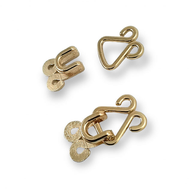 Hook and Eye Buckle 7,5 mm Frog Fasteners E 1762