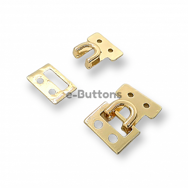 Hook and Eye 14.5 mm Buckle Frog Fastening E 1763