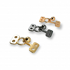 Frog Fasteners 10 mm Hook and Eye Buckle  1879