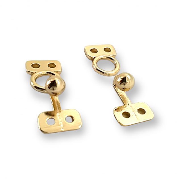 Frog Fasteners 10 mm Hook and Eye Buckle  1879