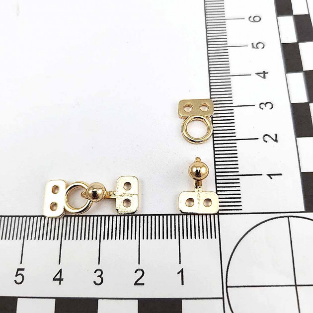 Frog Fasteners 10 mm Hook and Eye Buckle  1879