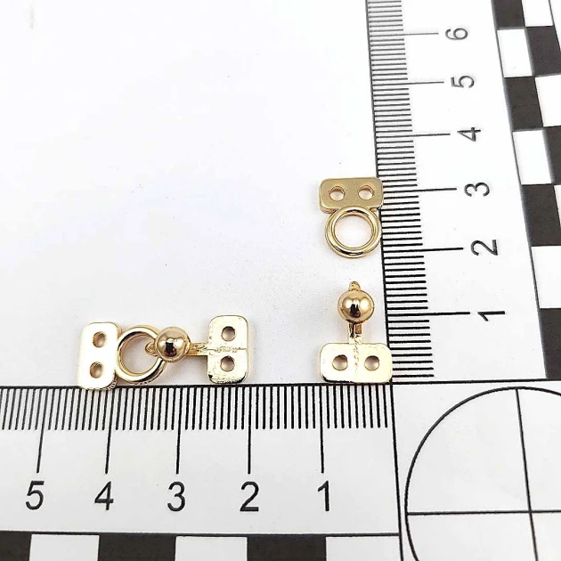 Frog Fasteners 10 mm Hook and Eye Buckle  1879