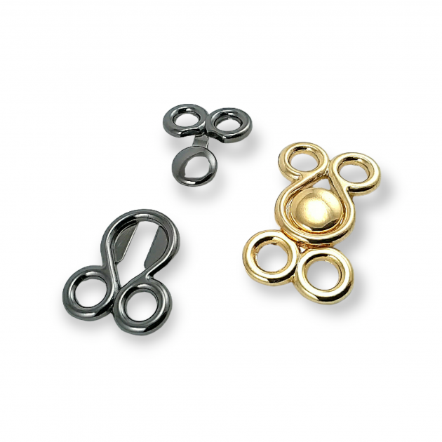 21 mm Dikmeli Metal Agraf Toka E 543