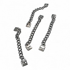 Hanger Chain Post Hole Square End 7.5 cm Length Metal E 1720