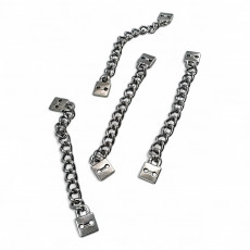 Hanger Chain Post Hole Square End 7.5 cm Length Metal E 1720