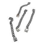 Hanger Chain Post Hole Square End 7.5 cm Length Metal E 1720