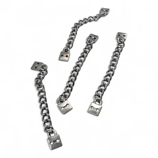 Hanger Chain Post Hole Square End 7.5 cm Length Metal E 1720