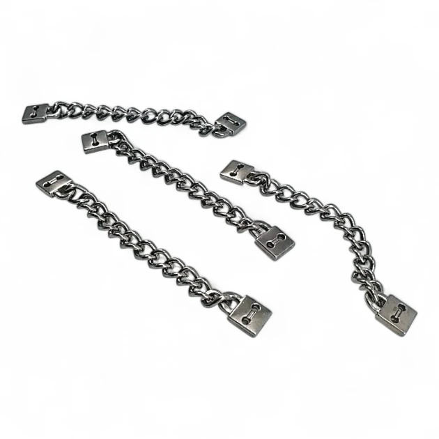Hanger Chain Post Hole Square End 7.5 cm Length Metal E 1720