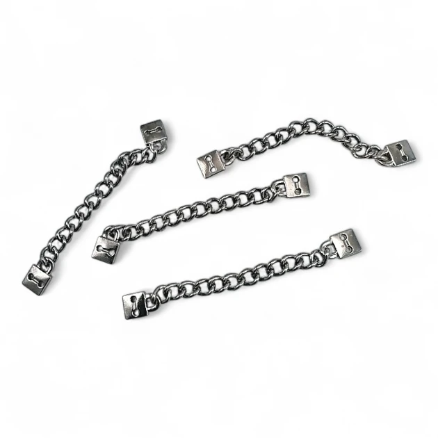 Hanger Chain Post Hole Square End 7.5 cm Length Metal E 1720