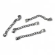 Hanger Chain Post Hole Square End 7.5 cm Length Metal E 1720