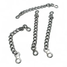Coat Hanger Chain Ending Inner Diameter 4 mm Length 7 cm Metal E 1721