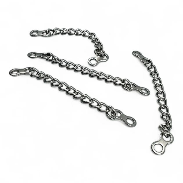 Coat Hanger Chain Ending Inner Diameter 4 mm Length 7 cm Metal E 1721